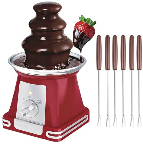Mini fuente de chocolate, máquina automática de postre de acero inoxidable de 3 niveles, para sumergir frutas, fácil de limpiar para fiestas en casa, vacaciones, eventos infantiles