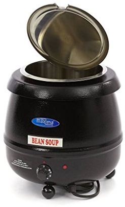 Suppenkessel 10 l – herausnehmbarer Innentopf mit Löffelmulde – Fleischbällchenpfanne – Suppentopf – Saucentopf – Hot Pot – 10 Liter