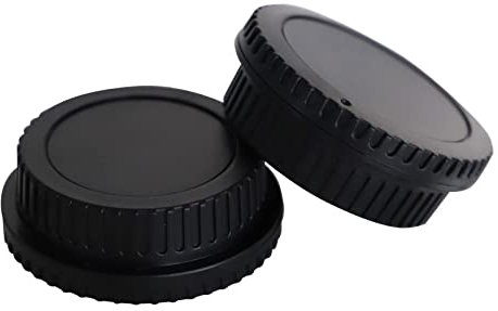 Gehäusedeckel Objektivdeckel Hinten Objektivrückdeckel für Canon EOS DSLR-Kameras und Canon EF/EF-S Mount-Objektiv 2 Set