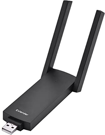 WiFi Extender, 300Mbps USB WiFi Network Signal Range Extender Wireless Internet Booster Dual Antenna Wireless Router Repeater AP Amplifier