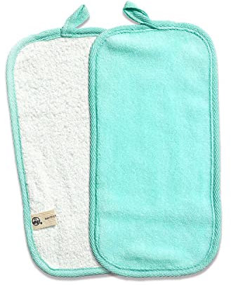 Earth Therapeutics Chiffon démaquillant Coton Bio Vert