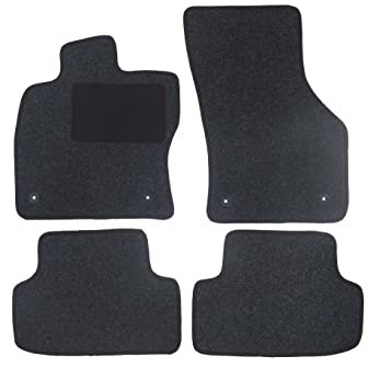 Fußmatten passend für Jeep Renegade Typ BU, B1, BV (Baujahr 2014-2024), Hit anthrazit | 4-TLG | Umrandung schwarz