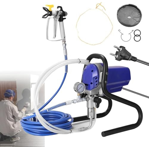 Cashwise Macchina a spruzzo Airless ad Alta Pressione 750W Pistola a spruzzo Airless Professionale Spruzzatore di Vernice murale Elettrico Strumento di Pittura per la casa Pittura Esterna Interna