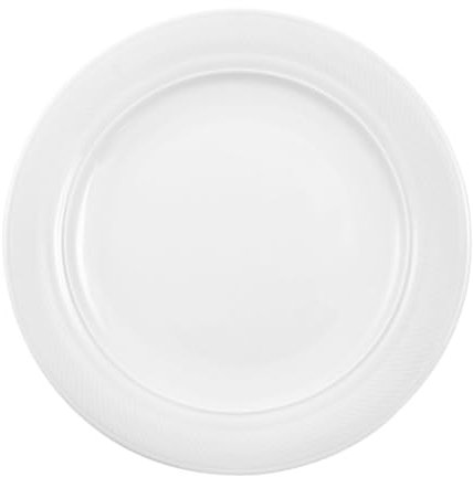 KAHLA Matinee Speiseteller 26 cm | Essteller mit Fischgräten-Muster aus Porzellan