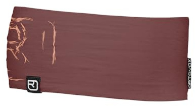 ORTOVOX 120 TEC LOGO HEADBAND - Leichtes, kaum auftragendes Stirnband mit technischem Wollmix für Sommer-Touren - violett - unisex
