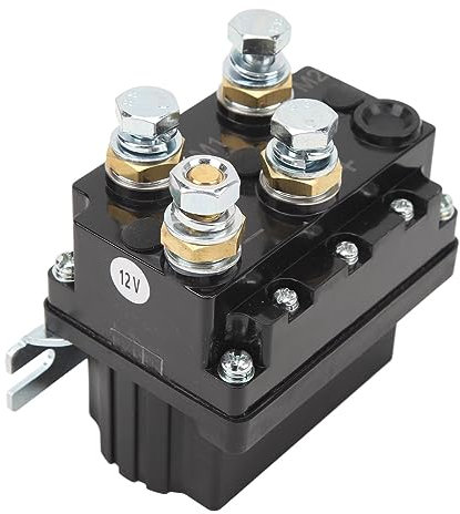 CFTGIW Controlador de relé del Contactor Solenoide de 12V 500A Winch para una Bomba Hidráulica de 8000 a 15000 LB Bomba Hidráulica Contactor de de Solenoides Relé12V 500A