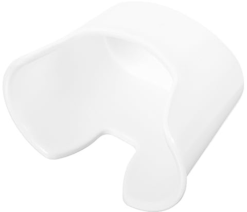 Léger Bol de Lavage et Contourné, en Plastique Blanc pour Cérumen | Cuvette du Système de Lavage Auriculaire, Bassins de Lavage D'oreilles, Enlever Bouchon D'oreille