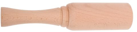 HOOWIFFY Maillet en Hêtre pour Travail du Cuir Bois, Marteau Robuste Prise Confortable, Outil Artisanal pour Sculpture et Gravure, Couleur Kaki