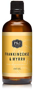 P&J Trading - Frankincense & Myrrh Scented Oil 100ml - Fragrance Oil for Candle Making, Soap Making, Diffuser Oil