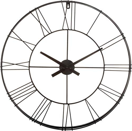 univers decor - Orologio in metallo vintage diametro 70 cm Atmosphera (nero, pendolo in metallo vintage diametro 70 cm)