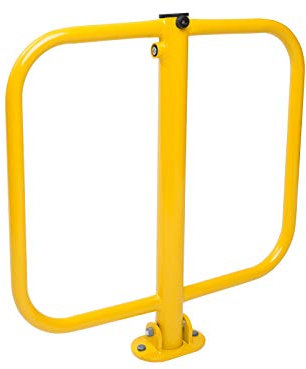 Hinged Folding Parking Security Barrier, Lockable Fold Down Driveway Car Barriers