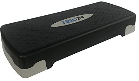 HELO Steppbrett Aerobic Stepper Heimtrainer Board höhenverstellbar Anti-Rutsch 150 kg