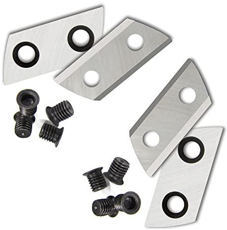 Generico FMingNian 2 Paia di Ricambio per trituratore da Giardino cippatrice Lama di Taglio per Einhell GH-KS 2440 HMH-E 2440 per CJ601E Strumenti Pezzo di Ricambio
