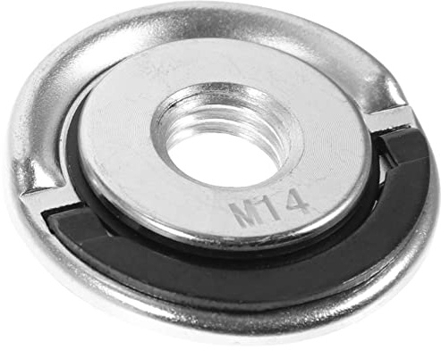 jojofuny Dado Flangiato Angolare Standard Per Smerigliatrici Angolari 125-230 Mm, Dado Di Bloccaggio Rapido Per Utensili Elettrici, Accessorio Compatibile Dischi Da Taglio e Mole Abrasive