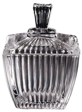 BgnEhRfL Sucrier avec couvercle sucrier sucrier couvert, sucrier transparent en verre cristal avec couvercle plat à bonbons pot en verre avec couvercle en cristal décoration de salon