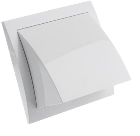 Abluft-Abdeckung, Lüftungsschlitz-Abdeckung, Abluftventilator-Abdeckung, Abluftventilator-Abdeckung, Außenwand-Abluftanschluss, regendicht, WC-Abluftbelüftung (125 mm)