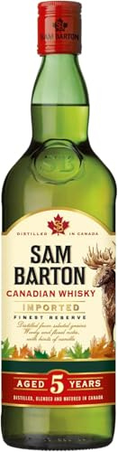 Sam Barton Whisky Canada Blended 40% vol. - La bouteille de 70cl (Lot de 5)