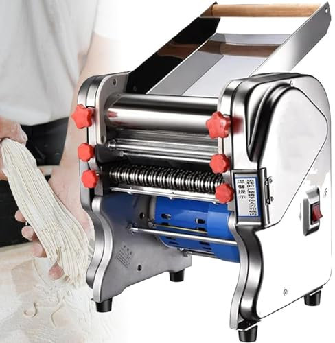 XZHWSZD Macchina per Pasta Automatica da 550 W,Macchina per Pasta elettrica,Macchina per Pasta Commerciale per Spaghetti,Uso Domestico e Commerciale,FKM180