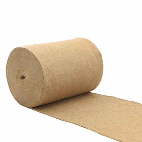 vidaXL Estera de cáñamo para roedores 0,5x25 m 5 mm, Estera para roedores, Estera de Fibra de cáñamo, Cubierta de Suelo para jaulas para roedores