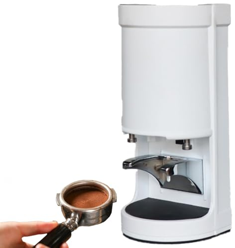Professional Coffee Tamper, 58MM Automatic Electric Coffee Tamper Machine, Adjustable 10-30KG Pressure, 1-3 Press Times, Commercial Stainless Steel Cafe Efficient Coffee Tamper Machines