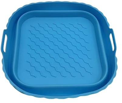 Rivestimento per friggitrice ad aria: pentola per friggitrice, teglia da forno antiaderente, ricambio in carta pergamena infiammabile. riutilizzabile per friggitrice, forno e microonde.