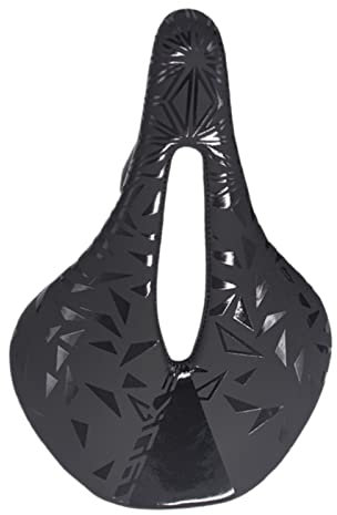 QTANZIQI Fahrradsitz Fahrrad -Sattelzubehör Springschwarz Easy Easy Installieren Sie Kissen Sitz Kohlefaser ausgelöscht Ultraleicher Mountain Road Racing Sattel (155 mm)