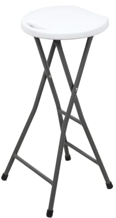 RILOOP Metall Klapp Bar Hocker für 100 kg - 70x27 cm - Küchen Tresen Gäste Falt Stuhl
