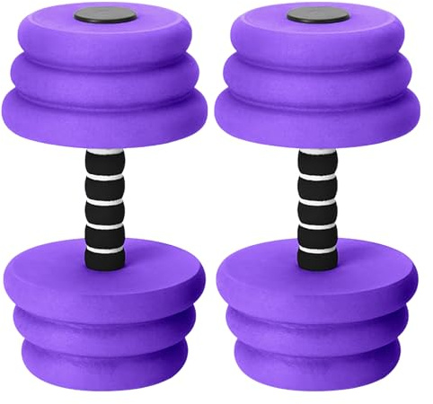 2x Wasserhanteln Für Pool Training - EVA-Schaum Fitnessgerät Für Erwachsene/Kinder (27.5x15cm, 240g), Schwimmend Für Aqua-Gymnastik, Rehabilitation & Fettverbrennung | Wassersport-Ausrüstung