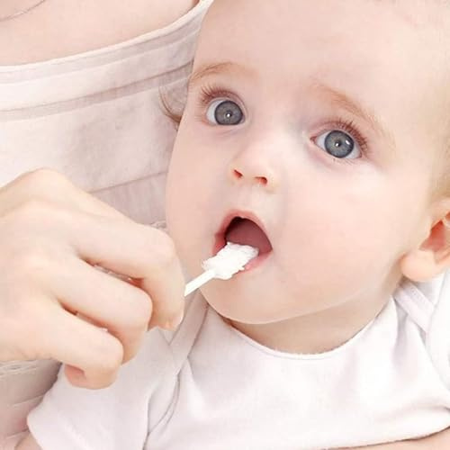 Spazzolino monouso sterilizzato – Pulizia orale portatile per lingua e gengive – monouso – Pulito – 30 pezzi | Spazzolino da denti in garza morbida per l'igiene orale bambini 0-3 anni | lingua