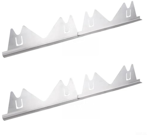 Couvercle de plaque de cuisson en acier inoxydable pour cuisinière, extension de 35 à 70 cm, facile à nettoyer, empêche les miettes de nourriture et les déversements