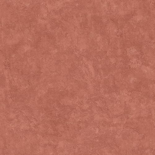 Hexoa Papier Peint Texture Terracotta chaleureuse - Made in France - 53x1000