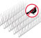 15 Meter Taubenabwehr Balkon Spikes vormontiert, Rostfreie Taubenschreck Vogelspikes, Vogelabwehr Spikes und Vogelschutz, Tierschutzkonformer Taubenschutz