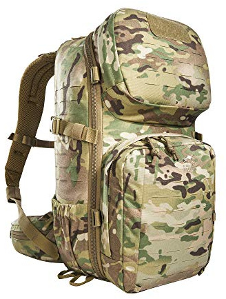 Tasmanian Tiger TT Modular Combat Pack 22L, Militär Tages-Rucksack, perfekt organisierter Daypack, Molle-Kompatibel für Uni, Arbeit, Schule, Outdoor, Trekking und Wandern