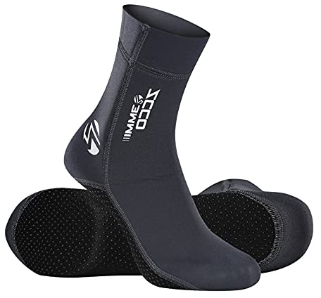 ZCCO Wetsuit Socks 1.5mm & 3mm Neoprene Socks for Men Women Diving Snorkeling Swimming Surfing Water Sports