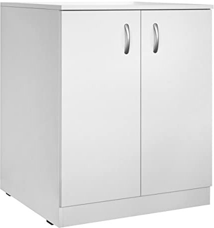 Yellowshop - Mobile coprilavatrice o asciugatrice 2 ante Prime bianco, rovere olmo o rovere well (Bianco)