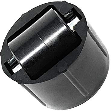 Design61 4X Stollenrollen 25x16mm Möbel Gleitrolle Möbelrollen mit Harter Lauffläche