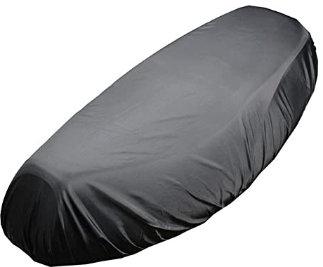 Funda Universal Cubre Asiento Moto, Impermeable, Antideslizante, Protección Solar, Tela Oxford 210D, a Prueba de Polvo, Protección Elástica para Motocicleta y Vehículo Eléctrico, Negro/XL