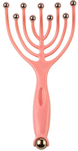 Kopfmassage Spinne Reflexzonenkarte, Premium Kopfmassagegerät Tragbares Kopfmassagegerät Für Den Gebrauch Zu Hause, Im Büro Und Auf Reisen 9 Finger Head Scratcher Breite 8 Länge 20 cm