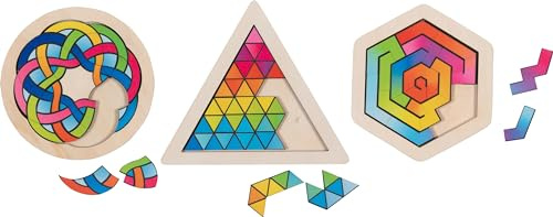 Goki 57359 Holzpuzzle, Knobelpuzzle, (1 Stück), Sortiert