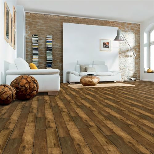 FliesenaufkleberKaffee Holz Korn Mosaikfliesen PVC Klebefliesen Wasserdicht Fliesenaufkleber Bad Küchenrückwand Selbstklebend Ölfest Tile Sticker Wandfliesen Fliesen Folie Abziehbar 15x90cm/1 Pcs