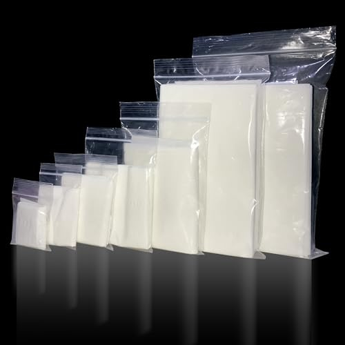 JeeJaan® 100 Pcs of Grip Seal Bags GL-17 15 x 20 | Heavy Duty Cellophane Bags | Resealable Clear Plastic Food Storage Bag & Freezer Bag for Kitchen, Jewelry, DIY, Office Stationery Storage