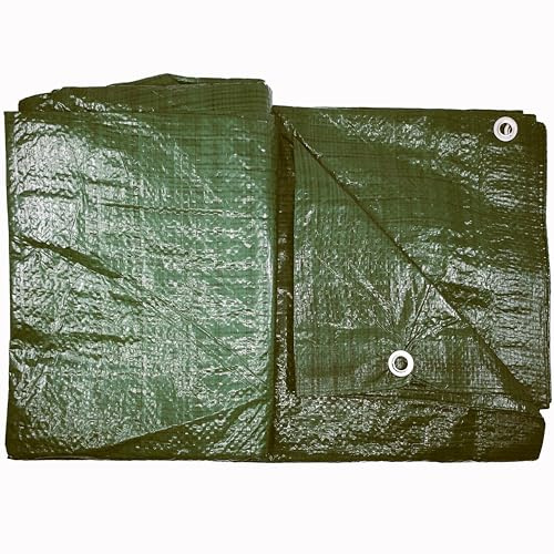 SCHWERE Abdeckplane 5 x 8m GRÜN Wasserdicht + 1 Bildmagnet! Gewebeplane mit Ösen Gartenplane Gewächshausfolie 500 x 800 cm Plane Outdoor & Garten Holz Camping & Survival Ausrüstung Abdeckfolie