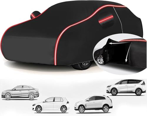 Autoabdeckung für Austin A60(443.2×160×147.3cm),Komplette Autoabdeckung Outdoor,Autoabdeckung wasserdicht, Autoabdeckung Winter UV-Schutz Auto Abdeckplane