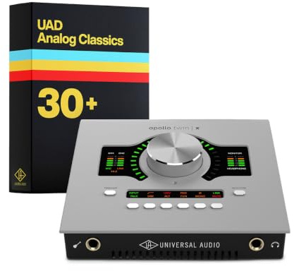 Universal Audio Apollo Twin X QUAD Gen 2 Essentials + Edition Thunderbolt 3 Audio Interface