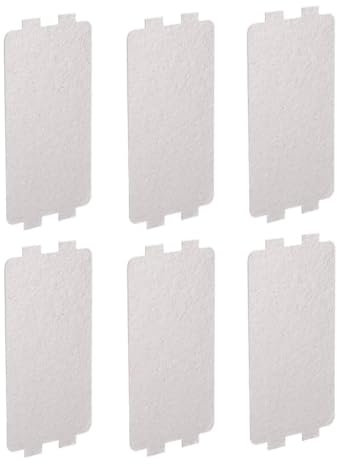 WeddHuis 6 piezas placa de mica para microondas, placa mica microondas universal, electrodomesticos cocina horno microondas, hoja de mica, placa de mica, cubierta de microondas