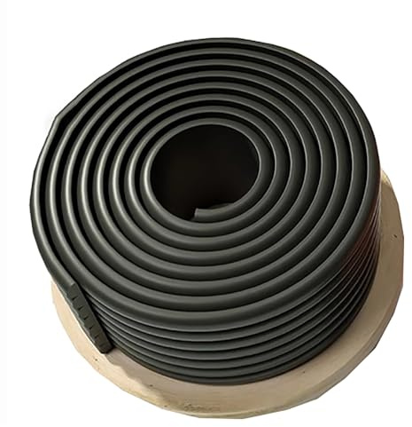 Extra-Wide Edge Protectors,Soft Rubber Foam Guard,Edge Protector with Adhesive Backing,for Table, Desk, Fireplace, Furniture(Black,500cm/197in)