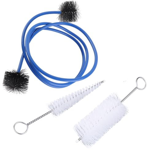 Trompetrengöringssats, 3 st Trumpetvårdskit Plast, mjuk trumpetrengöringsborsteset Musikinstrument Underhållsvårdstillbehör med metallhandtag Lätt och bärbar