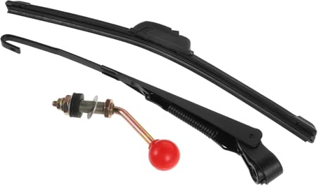 Alipis Limpiaparabrisas Versátil para Manual Semienclosed para Moto Evitar Lluvia y Barro Kit de Repuesto Estructura de Plástico y Hierro Utv y Motocicleta