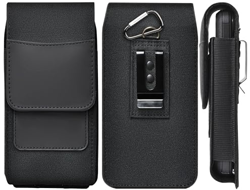 GINNGA Universal Handy Gürteltasche Herren Handytasche Gürtel Handy Gürteltasche, Smartphone Bauchtasche & Handyhalter Gürtel - Schutztasche mit Clip für iPhone 17/16/15/14/13 Pro Max, Samsung