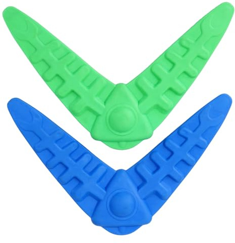 BAZEITFLOW 2 Stück Bissfestes Hunde Flugspielzeug aus Robustem Material Leuchtend Farbiges Haustierspielzeug für Interaktives Training und Bewegung Wurfspielzeug für Aktive Zufällige Farbe